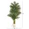 6ft. Golden Cane Artificial Palm Tree in White Planter